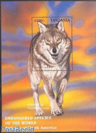 Tanzania 1997 Gray Wolf S/s, Mint NH, Nature - Animals (others & Mixed) - Tanzania (1964-...)