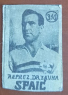 #12  Rare Football Card -  Ljubisa Spajic - FC Crvena Zvezda Beograd Yugoslavia - Sonstige & Ohne Zuordnung