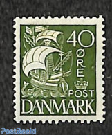 Denmark 1927 40o, Stamp Out Of Set, Unused (hinged), Transport - Ships And Boats - Nuevos