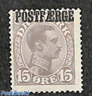 Denmark 1919 15o, POSTFAERGE, Stamp Out Of Set, Unused (hinged) - Nuovi