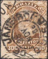 Brésil Poste Obl Yv:  44 Mi:45 Pedro II (TB Cachet à Date) - Usados