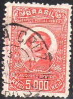 Brésil Avion Obl Yv: 23 Mi:324 Augusto Severo (TB Cachet Rond) - Luftpost