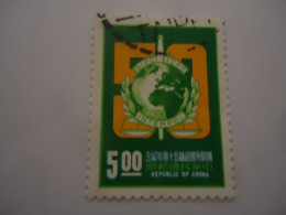 TAIWAN   USED   STAMPS   INTERPOL - Gebruikt