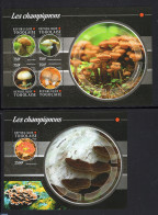 Togo 2015 Mushrooms 2 S/s, Mint NH, Nature - Mushrooms - Funghi