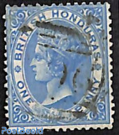 Belize/British Honduras 1865 1d Blue, Signed, Used, Used Stamps - Britisch-Honduras (...-1970)
