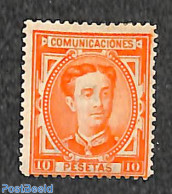 Spain 1876 10pta, Stamp Out Of Set, Unused (hinged) - Unused Stamps