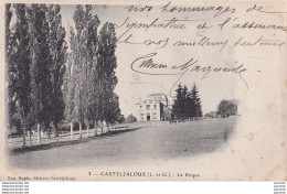 V11-47) CASTELJALOUX - CHATEAU LA ROQUE - ( OBLITERATION DE 1904 - 2 SCANS ) - Casteljaloux