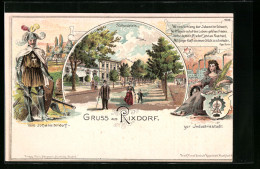 Lithographie Rixdorf, Vom Johanniterdorf Zur Industriestadt, Richardplatz  - Neukölln