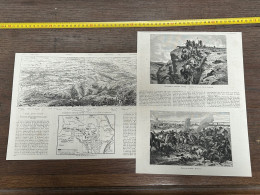 1873 ILL2 Proces Maréchal Bazaine PANORAMA DE GRAVELOTTE ET DE REZONVILLE - Collections