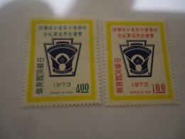 TAIWAN   MNH 2    STAMPS   SPORTS BASEBALL 1973 - Béisbol