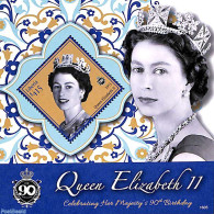 Liberia 2016 Queen Elizabeth 90th Birthday S/s, Mint NH, History - Kings & Queens (Royalty) - Familles Royales