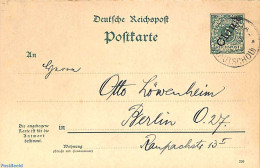 China (before 1949) 1900 Reply Paid Postcard 5/5pf To Berlin, Used Postal Stationary - Andere & Zonder Classificatie