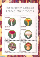 Ghana 2015 Mushrooms 6v M/s, Mint NH, Nature - Mushrooms - Funghi