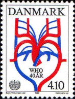 Danemark Poste N** Yv: 922 Mi:919 40.Anniversaire De L'OMS - Nuevos