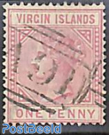 Virgin Islands 1883 1d, Used, Used Stamps - British Virgin Islands