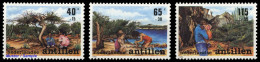 1989, Niederländische Antillen, 664-66, ** - Antilles