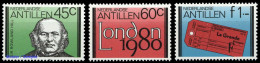 1980, Niederländische Antillen, 419-21, ** - Antillas Holandesas