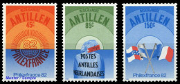 1982, Niederländische Antillen, 474-76, ** - Antilles