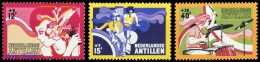 1974, Niederländische Antillen, 281-83, ** - Antillen
