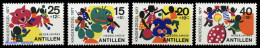 1977, Niederländische Antillen, 341-44, ** - Antillas Holandesas