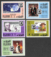Fujeira 1970 Philympia London 5v, Mint NH, History - Sport - Transport - French Presidents - Napoleon - Olympic Games .. - De Gaulle (Général)