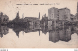 A14-86) LUSSAC LES CHATEAUX (VIENNE) LES GRANDS MOULINS DE VILLARS - ( 2 SCANS ) - Lussac Les Chateaux