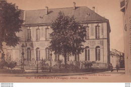 A27-88) REMIREMONT (VOSGES) HOTEL DE VILLE + DOS COMICE AGRICOLE - CORTEGE HISTORIQUE DU 6 AOUT 1933 - ( 2 SCANS ) - Remiremont