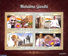 Djibouti 2020 Gandhi 4v M/s, Mint NH, History - Gandhi - Mahatma Gandhi