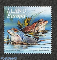 Aland 2021 Europa, Endangered Species 1v, Mint NH, History - Nature - Europa (cept) - Frogs & Toads - Aland