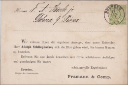 NDP: Karte Von Dresden - Lettres & Documents