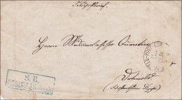 Preussen: Feldpost Brief Nach Detmold (Fürstlich) - Other & Unclassified