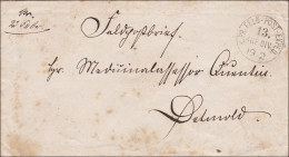 Preussen: Feldpost Brief Nach Detmold - Other & Unclassified