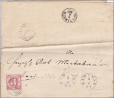 Thurn Und Taxis: Brief  Von 180 Nach Montabaur, 1863 - Covers & Documents