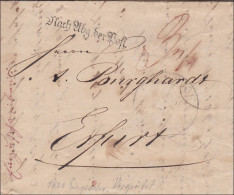 Thurn Und Taxis: Brief Von Frankfurt Nach Erfurt 1830 - Cartas & Documentos