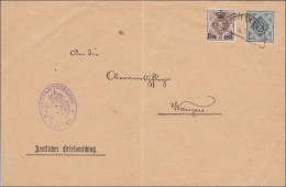 Württemberg: Brief Oberamtspflege Wangen - Lettres & Documents