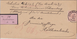 Württemberg: Nachnahme Brief Von Schramberg Nach Röthenbach 1889 - Covers & Documents