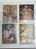 1974 Haute Volta MNH Flowers Art - Alto Volta (1958-1984)