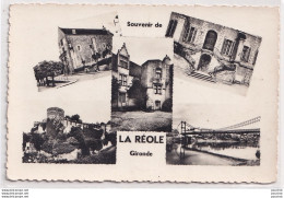  J22-33) LA REOLE (GIRONDE)  SOUVENIR -  5 VUES DIVERSES - ( 2 SCANS ) - La Réole