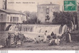 J12-47) ASTAFFORT (LOT ET GARONNE) MOULIN - CASCADE DU GERS - ( GROUPE DE LAVANDIERES - LAVEUSES ) - Astaffort