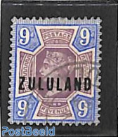 South Africa 1888 Zululand, 9d, Used, Used Stamps - Used Stamps