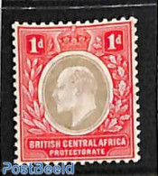 Nyasaland 1907 B.C.A., 2d, WM Multiple Crown-CA, Stamp Out Of Set, Unused (hinged) - Nyassaland (1907-1953)