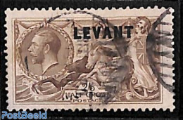 Great Britain 1921 Levant, 2/6sh, Used, Used Stamps - Used Stamps