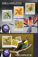 Mozambique 2014 Bee Eaters 2 S/s, Mint NH, Nature - Birds - Mosambik