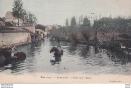 J23-77) TOURNAN  - ABREUVOIR  - VUE SUR L ' EAU  - ( 2 SCANS ) - Tournan En Brie