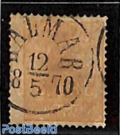 Sweden 1862 3o, Used, Used Stamps - Gebraucht