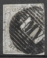 OBP10A Met 4 Randen En Gebuur, Met Ambulantstempel M.V (zie Scans) - 1858-1862 Medallions (9/12)