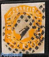 Portugal 1862 10R Orange, Used, Used Stamps - Usati