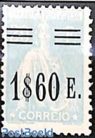 Portugal 1928 1.60 On 20E, Stamp Out Of Set, Unused (hinged) - Unused Stamps