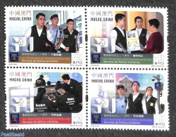 Macao 2021 Police Unit 4v [+] Or [:::], Mint NH, Various - Police - Neufs