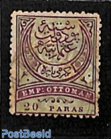 Turkey 1876 20p, Stamp Out Of Set, Used, Used Stamps - Otros & Sin Clasificación